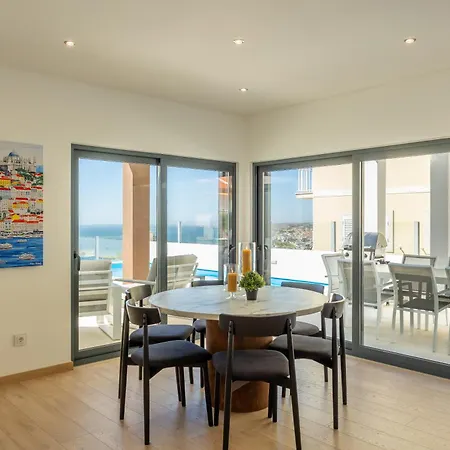 فيلة Silver Coast Villa-casa De Luxo Com Piscina E Vista Mar *