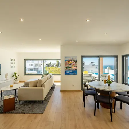 فيلة Silver Coast Villa-casa De Luxo Com Piscina E Vista Mar لورينها